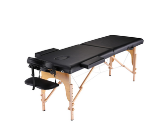Inklapbare Massagetafel Zwart 185x70cm - 34% Korting!
