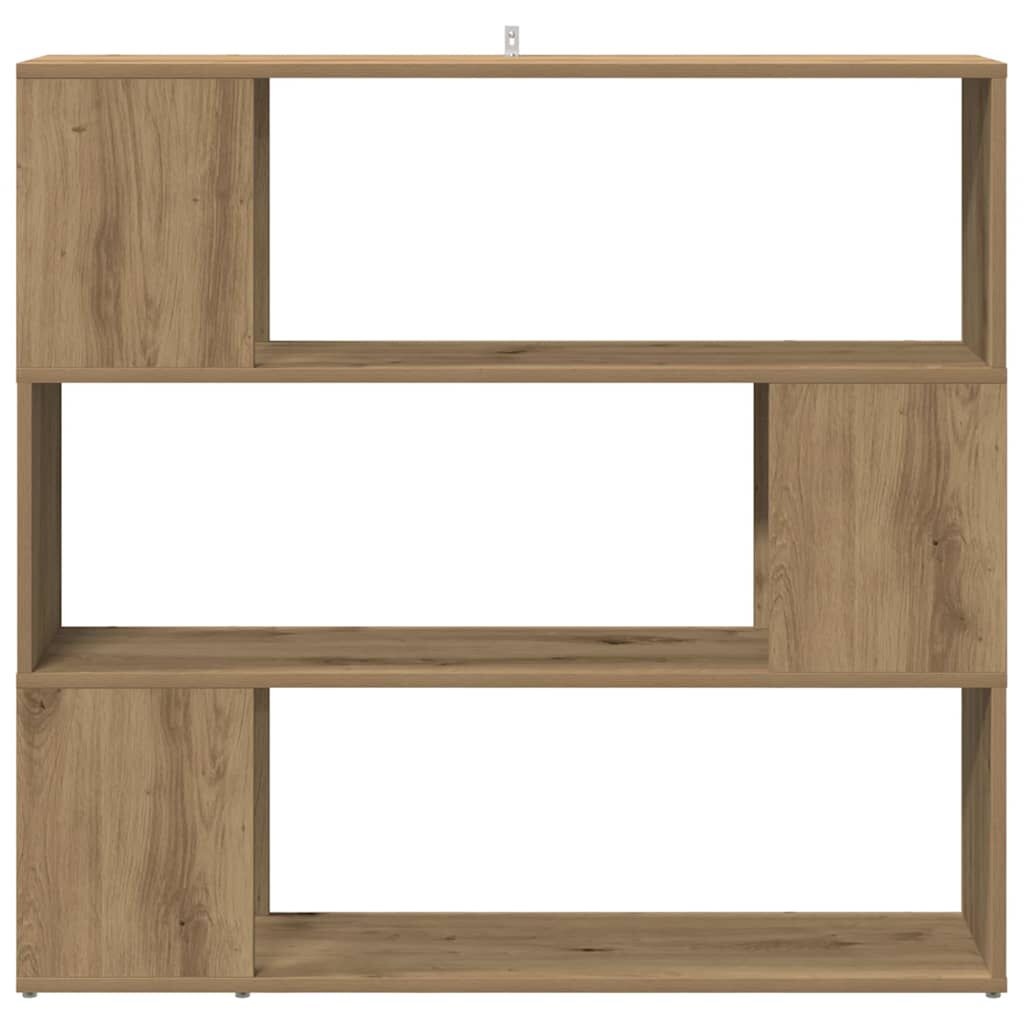 Boekenkast/Kamerscherm 100x24x94 cm Artisanaal Eiken - 34% Korting!