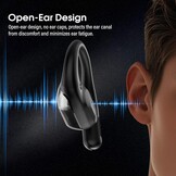 Open-Ear Koptelefoon: 45u Batterij, IPX7 Waterdicht, Bluetooth 5.3 met ENC Microfoon