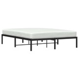VidaXL Bedframe Metaal Zwart 160x200 cm - 35% Korting