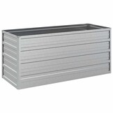 Verhoogde Plantenbak Staal 100x40x45 cm Zilver - 39% Korting