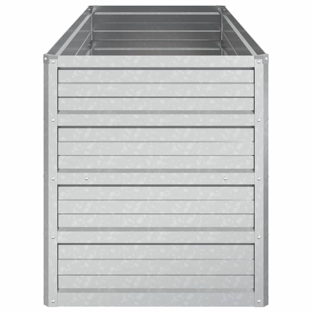 Verhoogde Plantenbak Staal 100x40x45 cm Zilver - 39% Korting