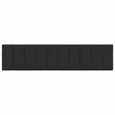 vidaXL Hanko Hoofdbordkussen 200cm Fluweel Zwart - 34% Korting