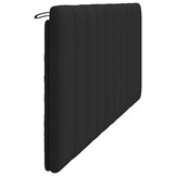vidaXL Hanko Hoofdbordkussen 200cm Fluweel Zwart - 34% Korting
