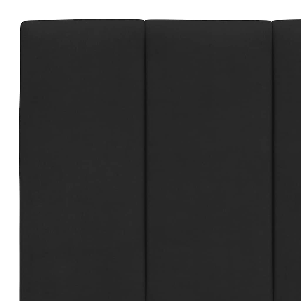 vidaXL Hanko Hoofdbordkussen 200cm Fluweel Zwart - 34% Korting