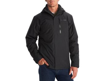 3-in-1 Waterdichte Jas met Polartec Fleece Zwart (L) - 35% Korting
