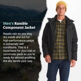3-in-1 Waterdichte Jas met Polartec Fleece Zwart (L) - 35% Korting