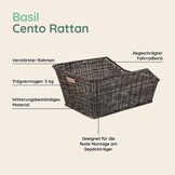 Bruine Kunststof Fietsmand (Rotan Look) - 34% Korting!