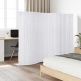 Bamboe Kamerscherm 250x165 cm Wit - 34% Korting!