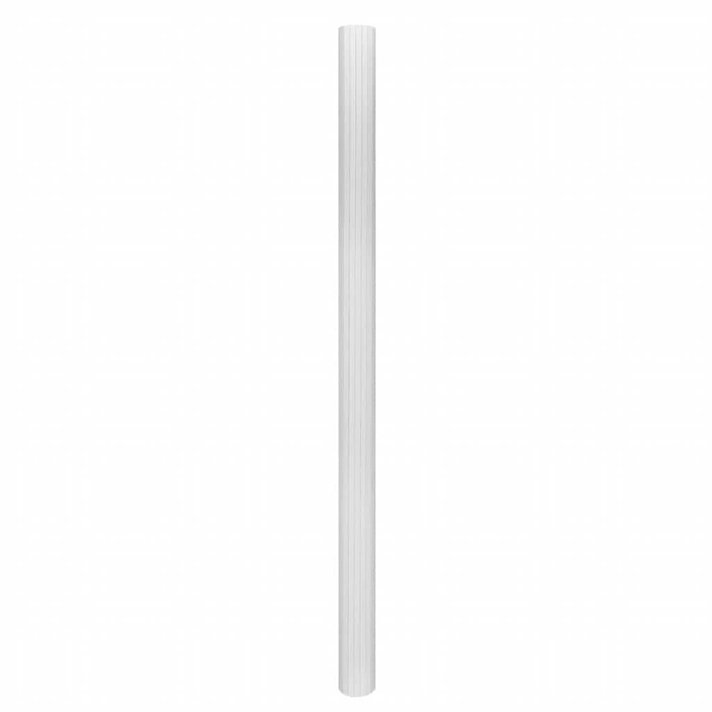 Bamboe Kamerscherm 250x165 cm Wit - 34% Korting!