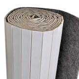 Bamboe Kamerscherm 250x165 cm Wit - 34% Korting!