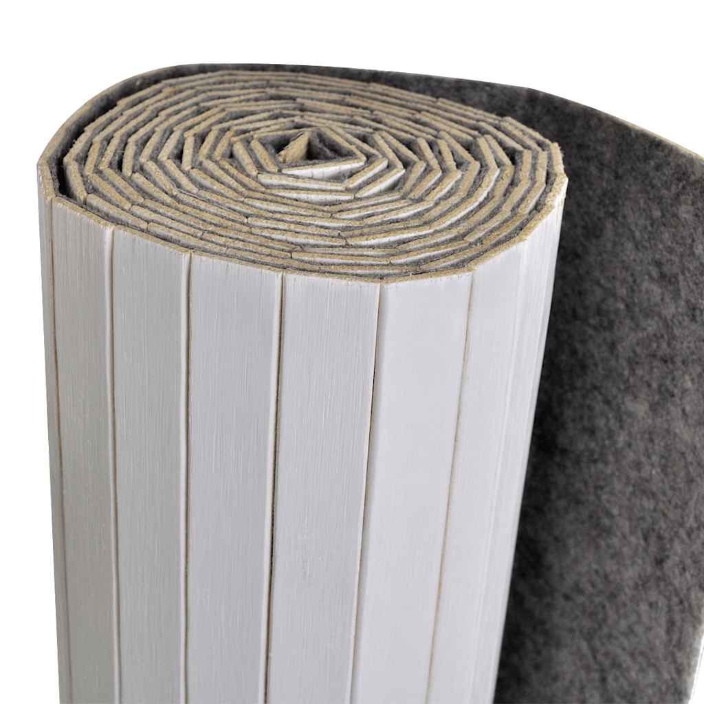 Bamboe Kamerscherm 250x165 cm Wit - 34% Korting!