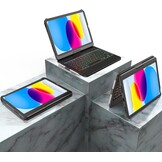 iPad 10e Gen Hoes met Toetsenbord & Trackpad - 77% Korting