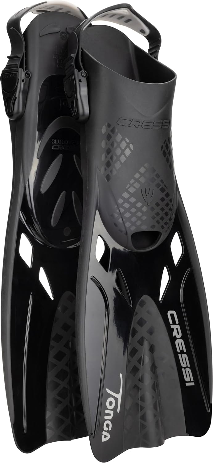 Snorkelset Cressi Tonga/Tino/Scilla - Volwassenen Zwart/Grafiet - 34% Korting