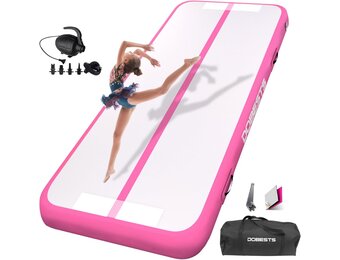 Opblaasbare Gymnastiekmat - 2-8m Lang - Inclusief Pomp - 35% Korting