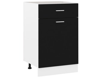 vidaXL Lyon Onderkast Zwart - 50x46x81,5 cm met Korting