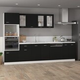 vidaXL Lyon Onderkast Zwart - 50x46x81,5 cm met Korting