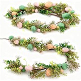 Paasslinger met Kunstbloemen & Eieren | 360 cm | Flexibel | Binnen & Buiten | 33% Korting