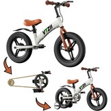 2-in-1 Loopfiets Kinderfiets 2-7 jaar | 14 inch | Met Rem & Pedaalset