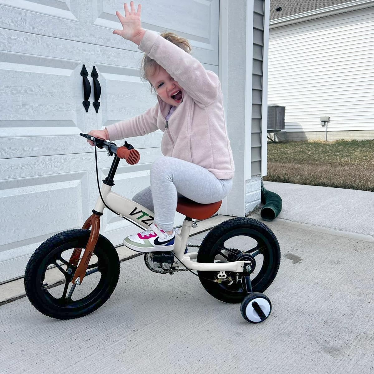 2-in-1 Loopfiets Kinderfiets 2-7 jaar | 14 inch | Met Rem & Pedaalset