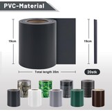 Inkijkwerende Omheining PVC Antraciet 35m x 19cm - 28% Korting!