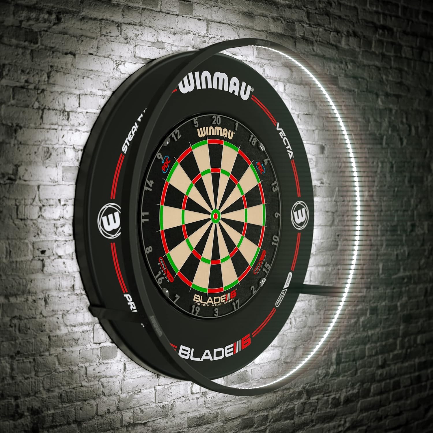 LED Lichtring Dartbord met Plasma Technologie - 34% Korting