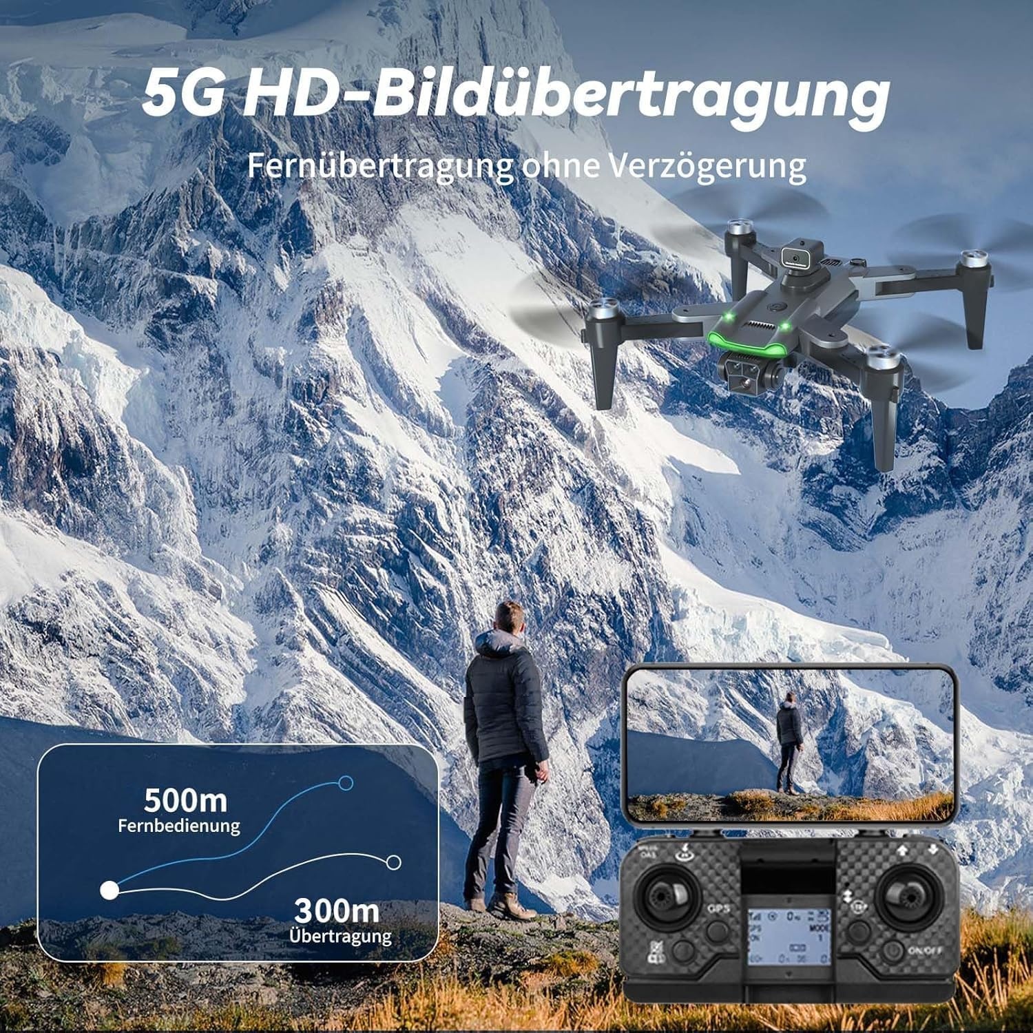 GPS Drone S166 met Afstandsbediening - 34% Korting