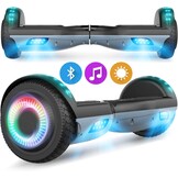 SISIGAD Hoverboard 16,5 cm Grijs/Zwart - Nu met 35% Korting!