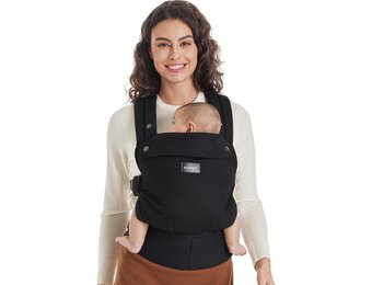 Momcozy Ergonomische Baby Draagzak - Zwart - 3-20 kg - 29% Korting