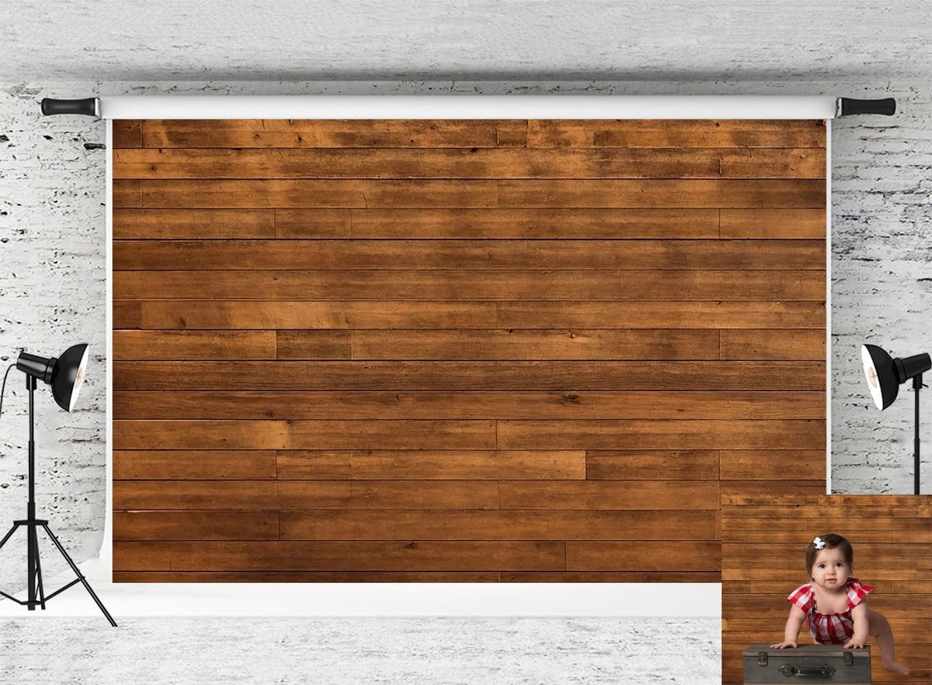 Kate Houten Plank Achtergrond 2.2x1.5m - Fotostudio Rekwisieten