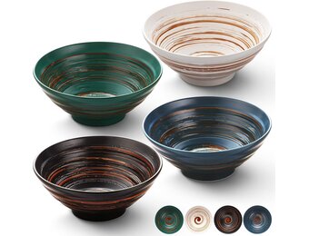 Keramische Ramenkommen Set (4 stuks) - 34% Korting