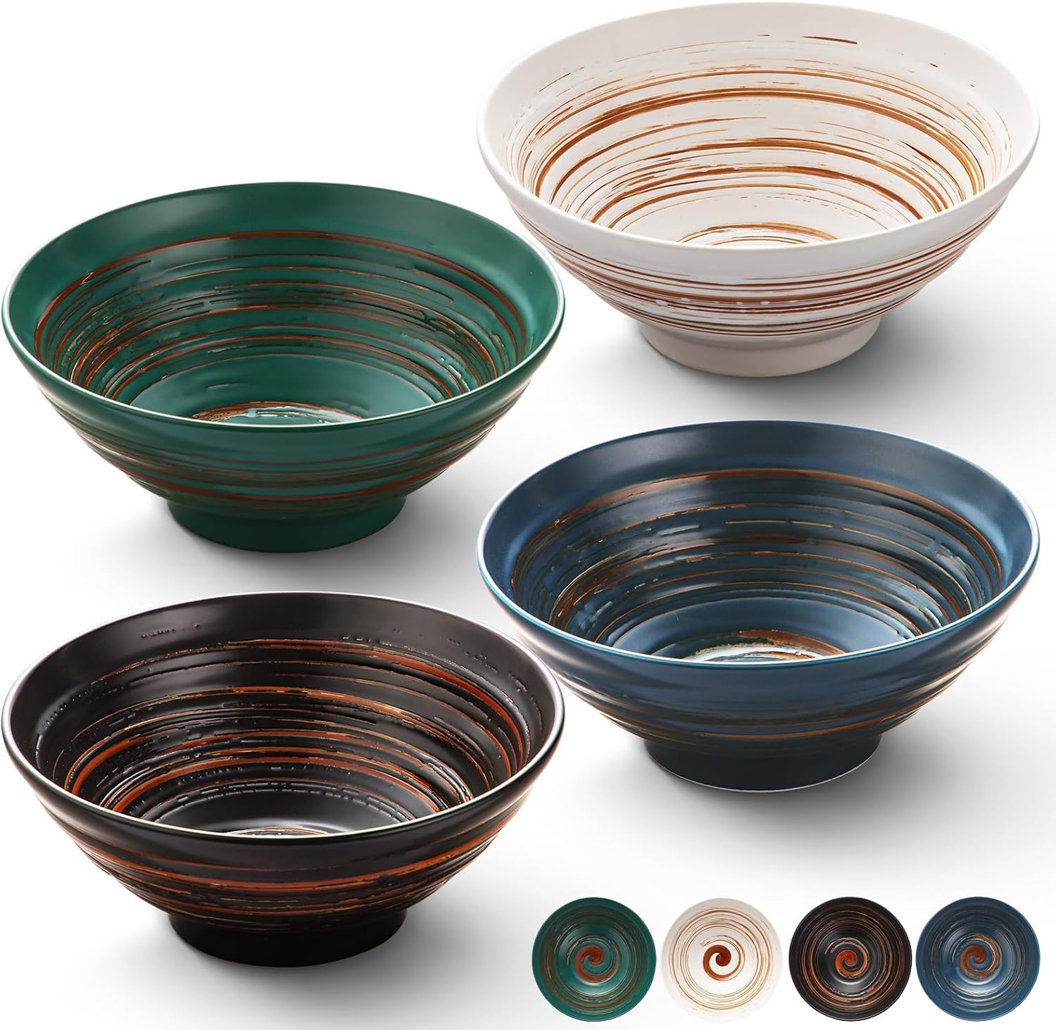 Keramische Ramenkommen Set (4 stuks) - 34% Korting