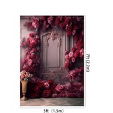 Kate Rode Bloem Achtergrond 1,5x2,2m - 28% Korting