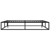 VidaXL Bedframe Metaal Zwart 180x200 cm - 35% Korting!