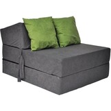 Opvouwbaar Logeermatras 200x70x15 cm met Kussens - 34% Korting!