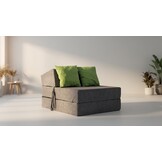 Opvouwbaar Logeermatras 200x70x15 cm met Kussens - 34% Korting!