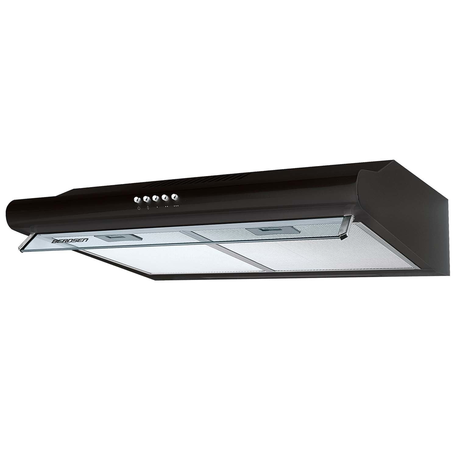 Berdsen Onderbouw Afzuigkap 60 cm Zwart - 34% Korting
