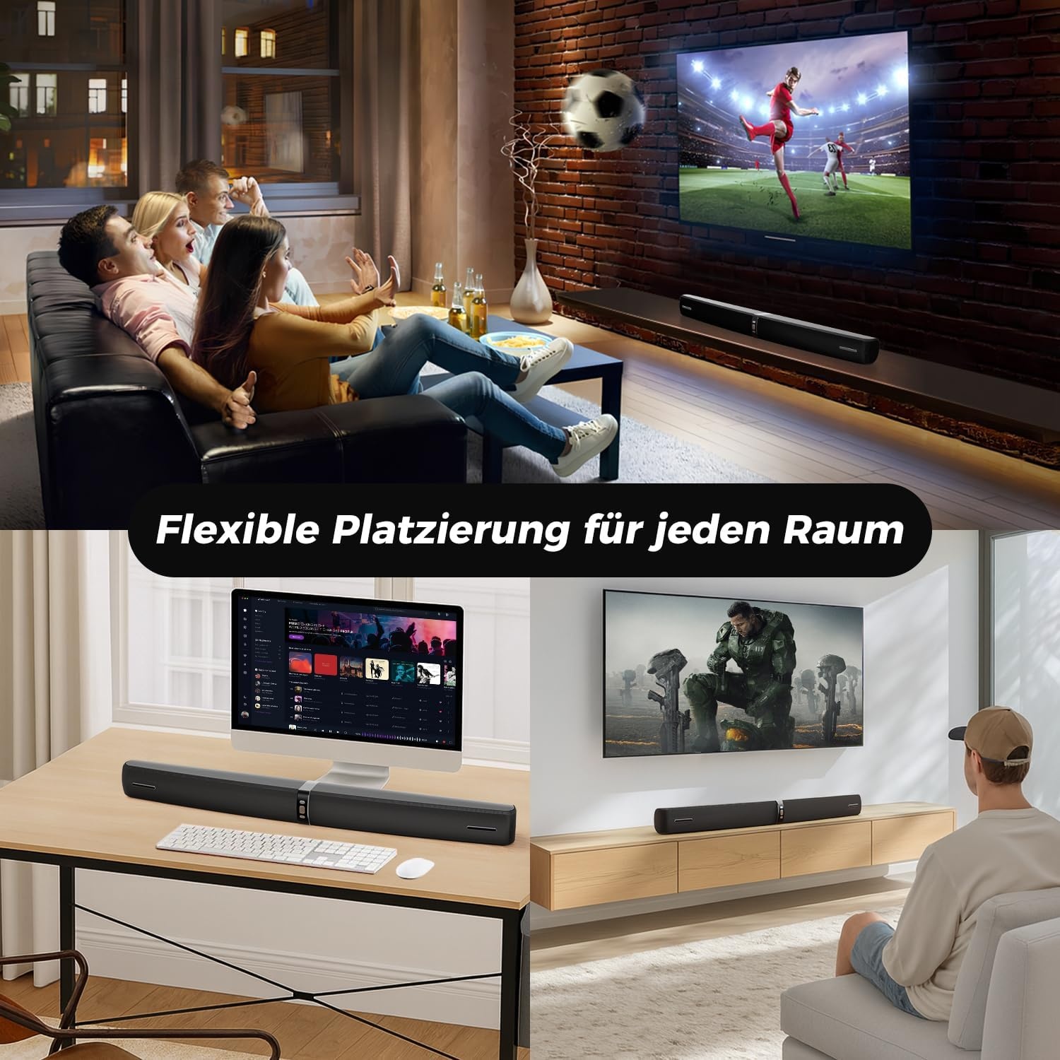 Soundbar voor TV KY-04 - 34% Korting!