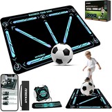 Voetbal Trainingsmat met Kick Trainer | 40% Korting | 90x60 cm Zwart