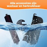 4-delige Accessoireset voor Roborock S8 MaxV Ultra - Filter, Borstels & Dweil