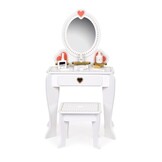 Kinderkaptafel Wit met Spiegel & Accessoires - 34% Korting