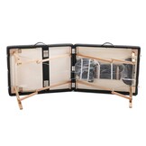 Inklapbare Massagetafel - 3 Secties - Zwart - 34% Korting