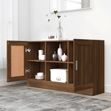 Dressoir Bewerkt Hout Bruin Eikenkleur - 34% Korting