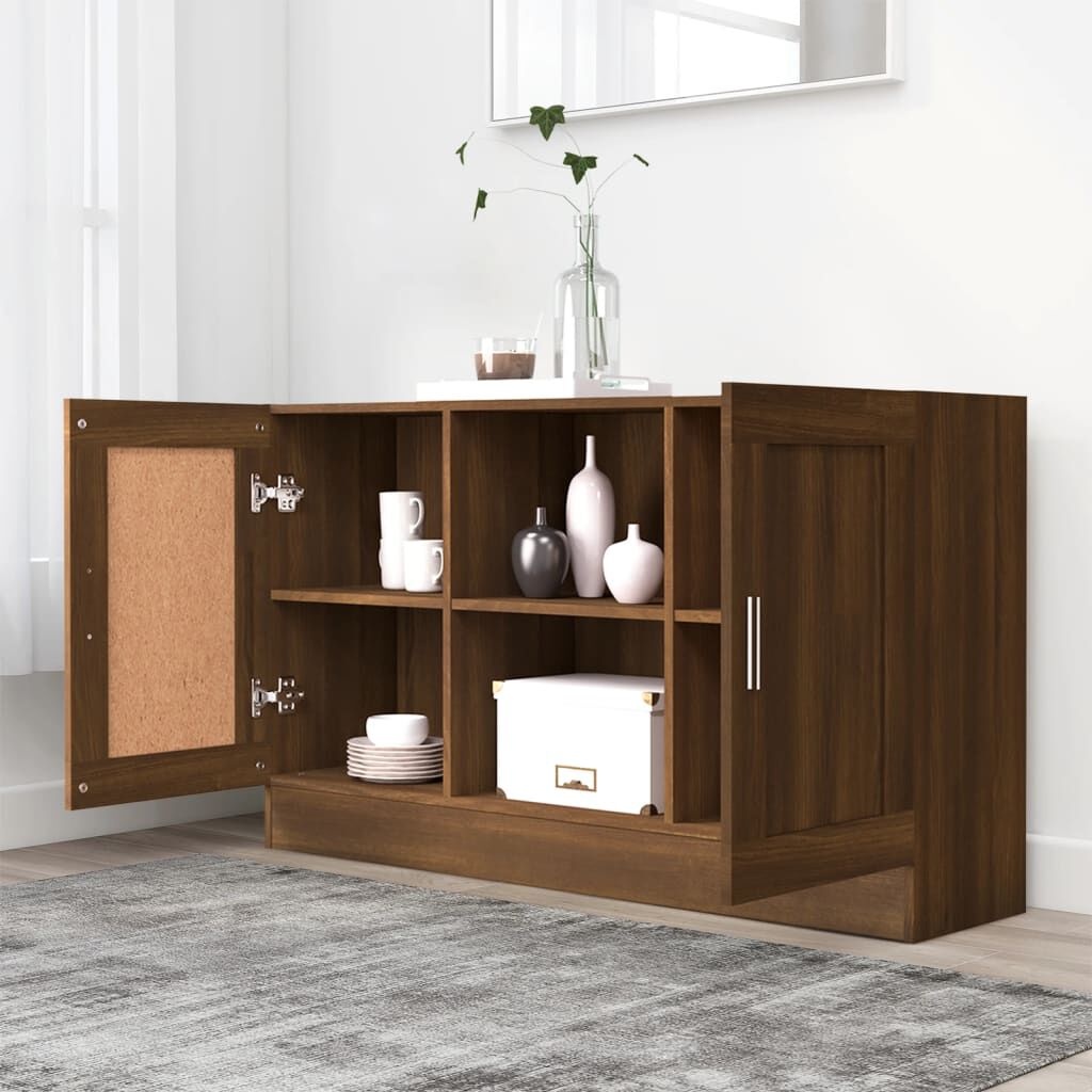 Dressoir Bewerkt Hout Bruin Eikenkleur - 34% Korting