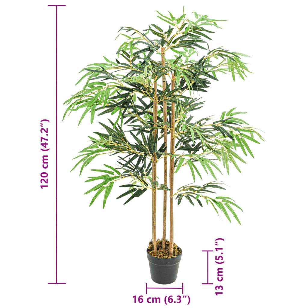 Levenssechte Kunstplant Bamboe 120cm Groen - 34% Korting!