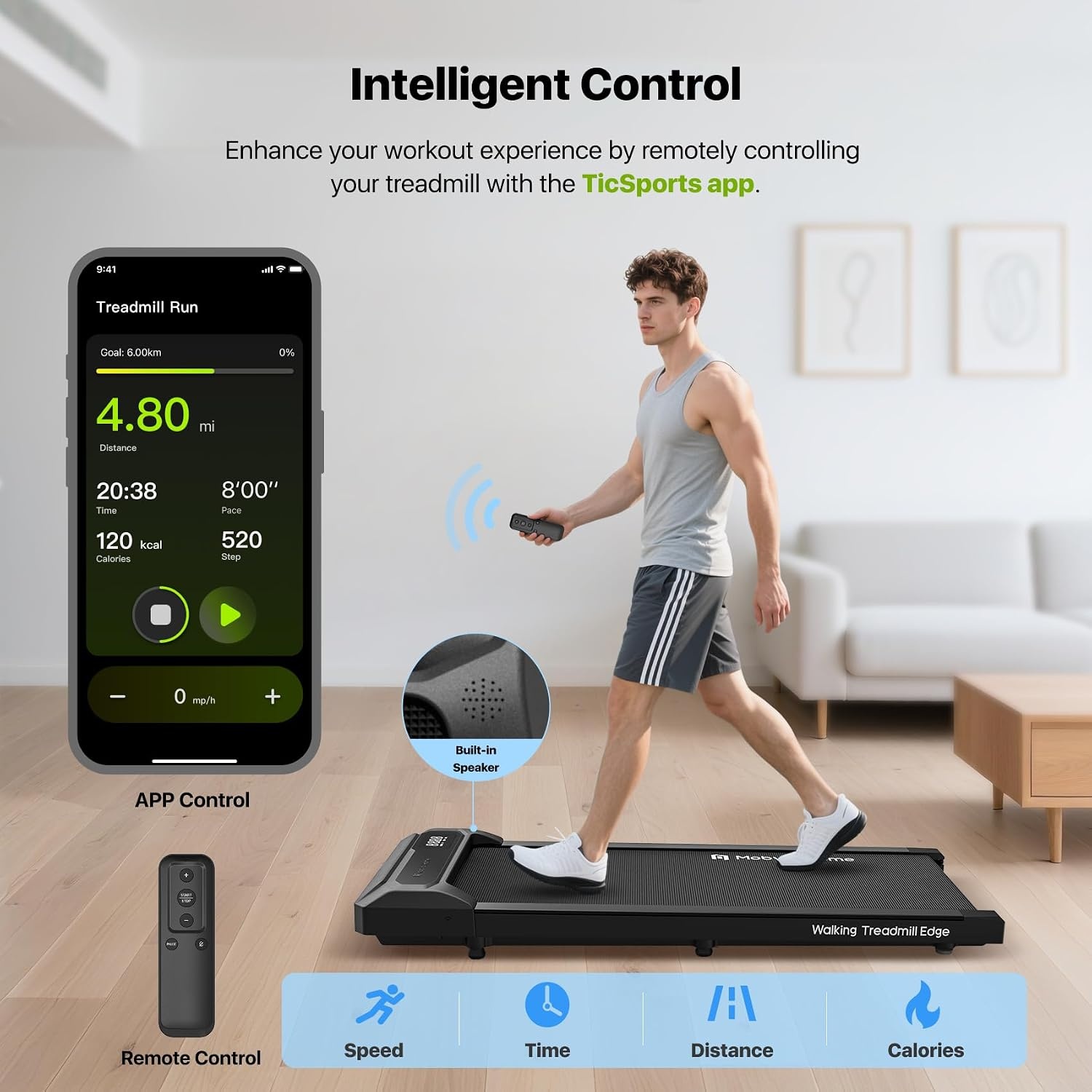 MOBVOI HOME Walking Treadmill Edge: Compacte Loopband (35% Korting)