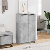 Schoenenkast VidaXL Betongrijs - 35% Korting