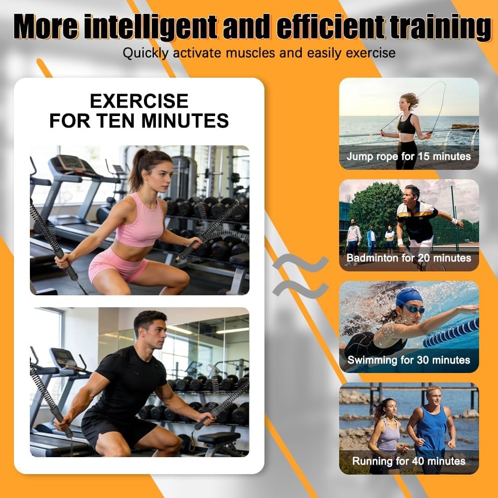 2x Touwloze Vechttouwen - Draagbare Krachttraining - 33% Korting