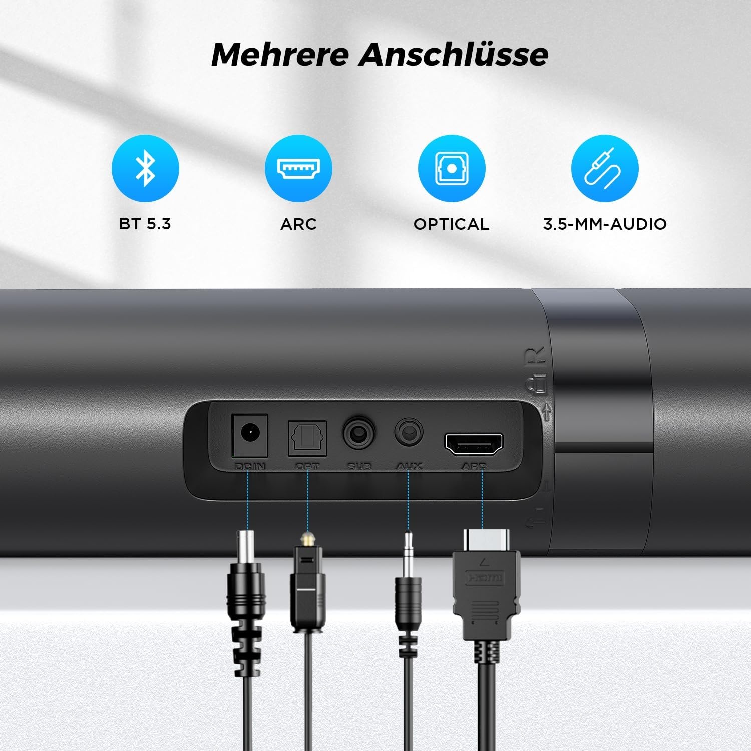 Soundbar KY-04: Krachtig TV Geluid - 34% Korting