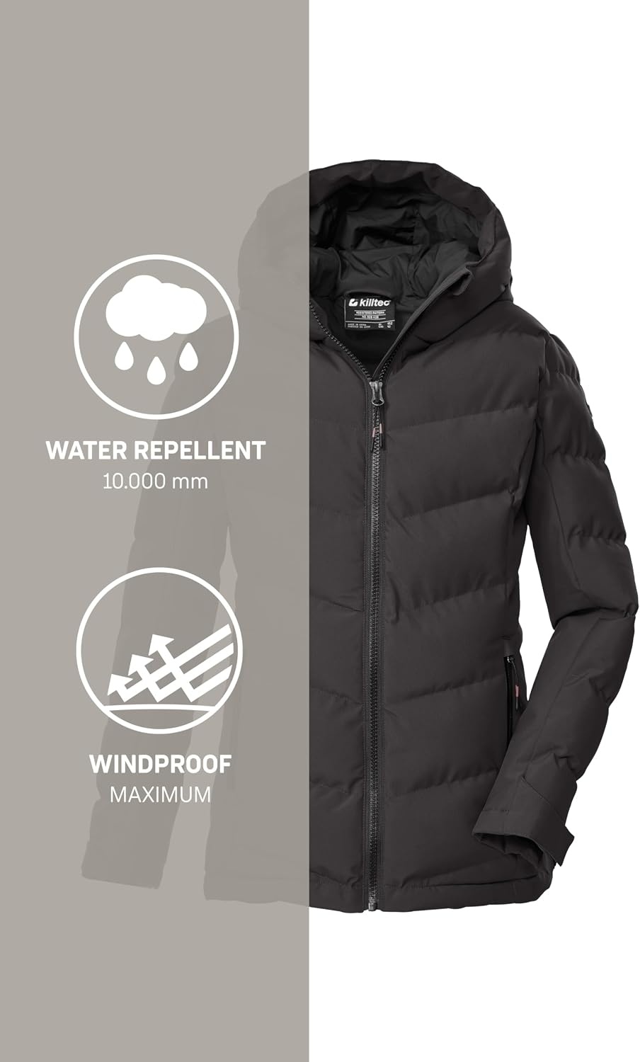 Meisjes Gewatteerd Jack met Capuchon - Waterdicht & Winddicht (34% Korting!)